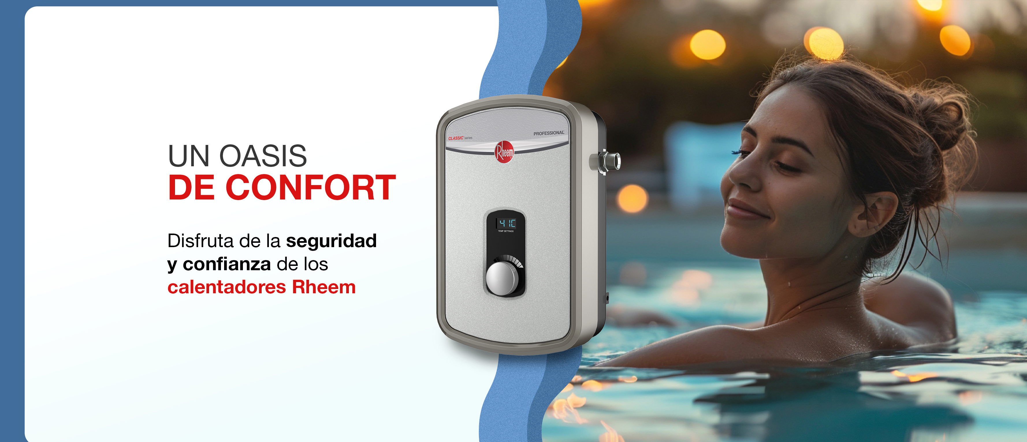 Disfruta de la seguridad y confianza de los calentadores Rheem