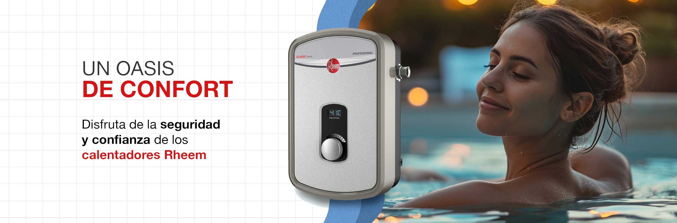 Disfruta de la seguridad y confianza de los calentadores Rheem